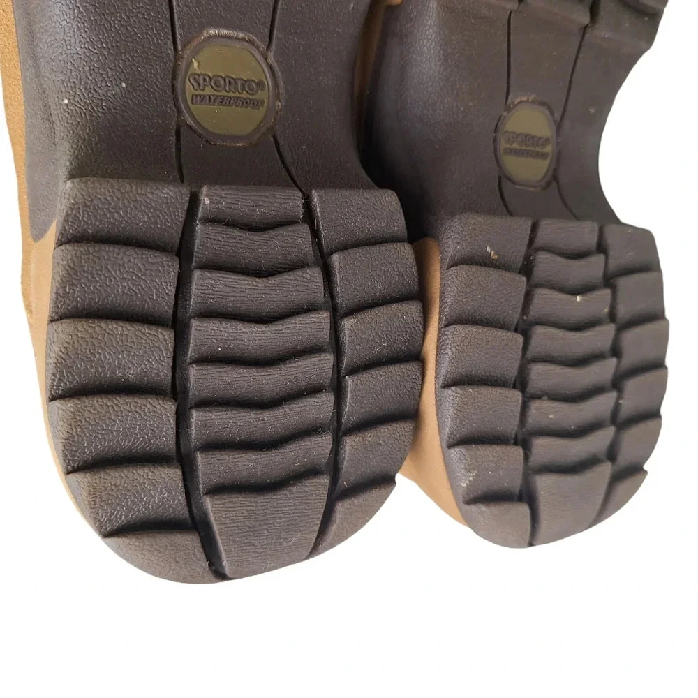 Sporto Polartec‎ Suede Tan Fleece Insulated Mid-Calf Boots